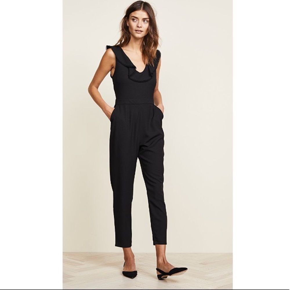 Cupcakes & Cashmere Jumpsuit in Black.